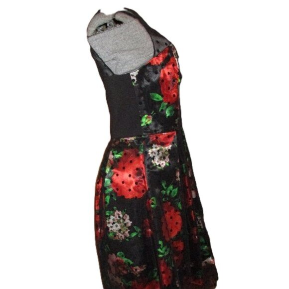 S D Collection Satin Dress - Picture 3 of 14